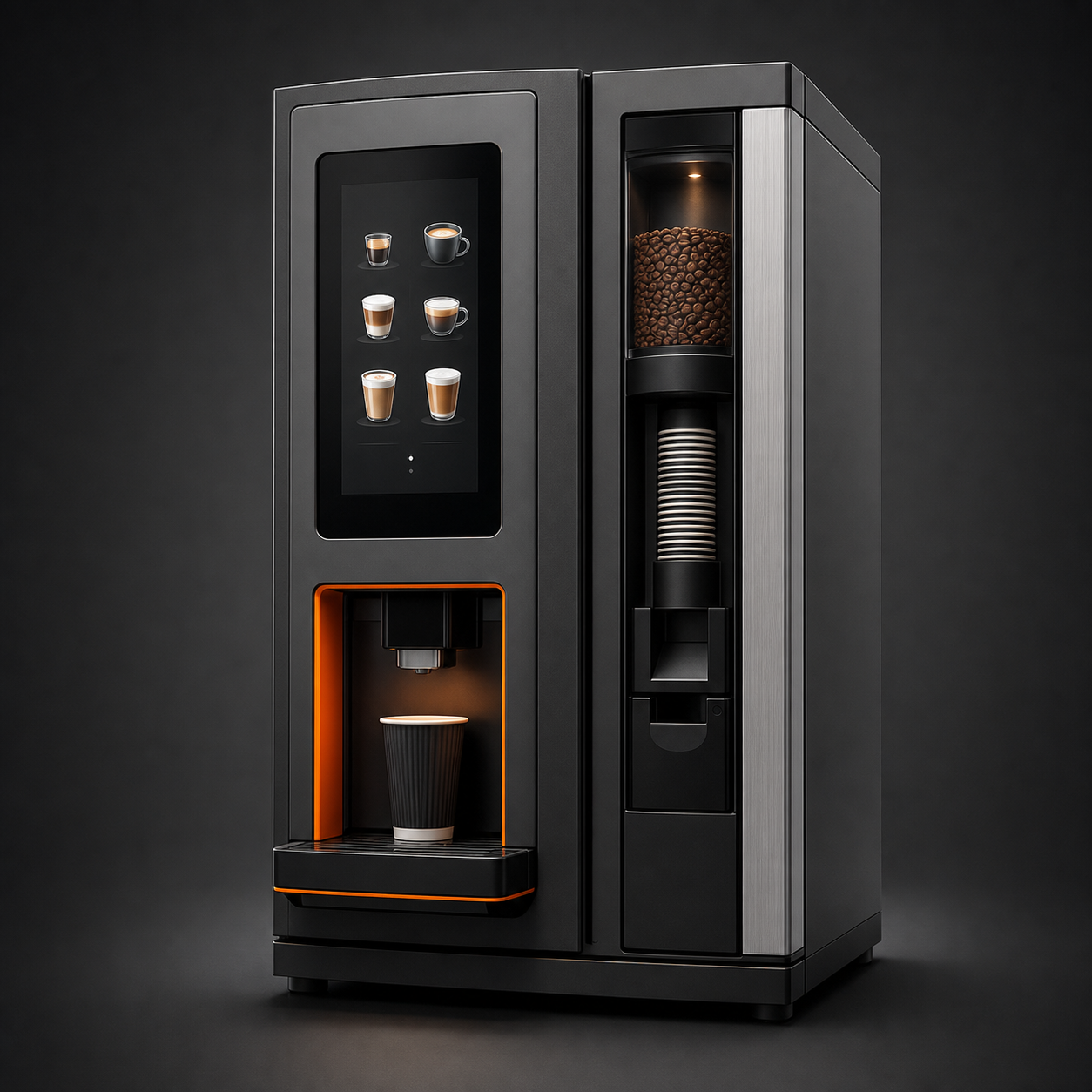 Coffee vending machine